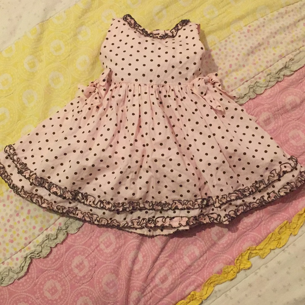 Pink and Brown Dress